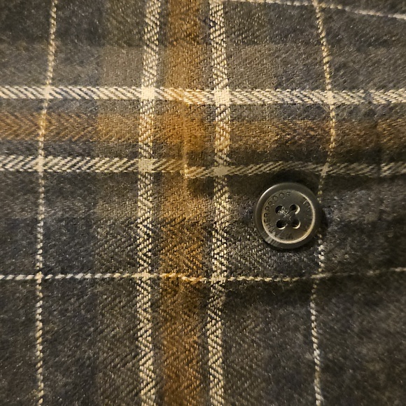 Original Weatherproof Vintage XXL BLUE FLANNEL Mens Shirt‎ EXCELLENT & SOFT - Picture 8 of 8